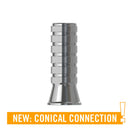 Conical MultiPlus TiA bridge/bar coping