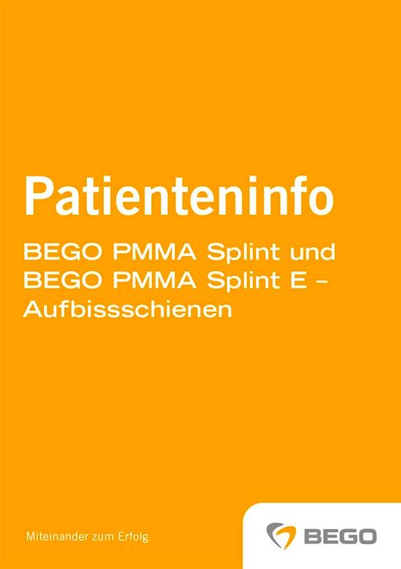 PMMA Splint E Patienteninfo