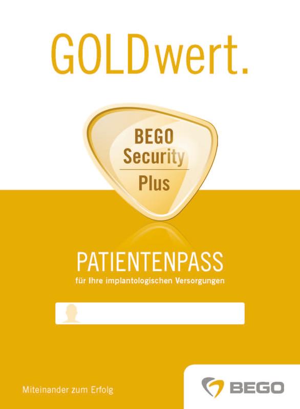 BEGO Security Plus Patientenpass